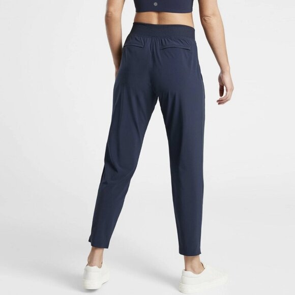 NWT Athleta Brooklyn Mid Rise Ankle Pant in Navy Blue, size 8 - Picture 11 of 11